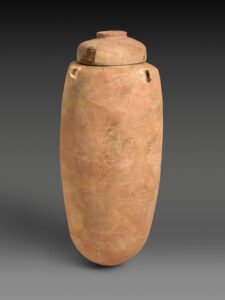 Dead Sea Scroll jar and lid